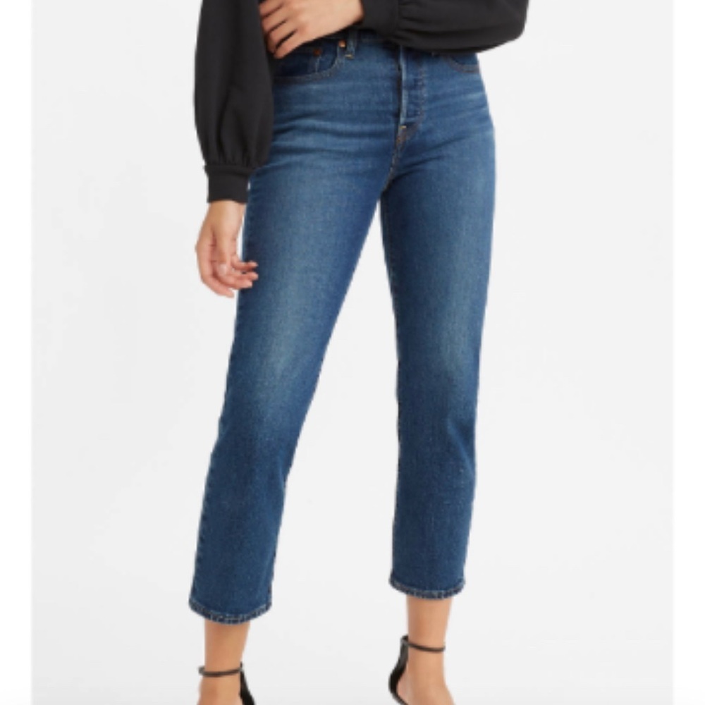 NWT Levi's® Premium WEDGIE STRAIGHT FIT WOMEN'S JEANS‎ SZ 32/14 x-short - Picture 10 of 10